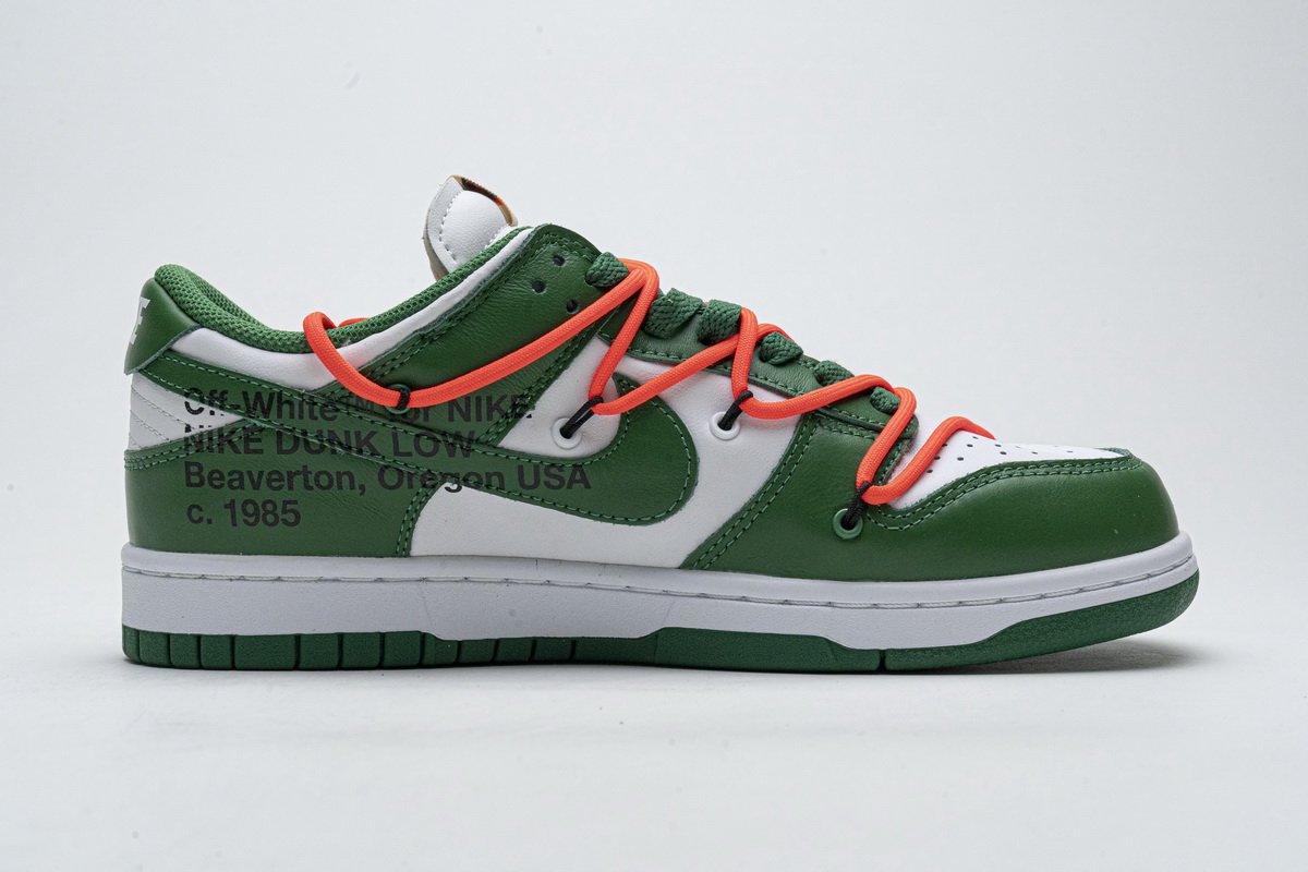 OFF-WHITE x Nike Dunk SB Low Pine Green CT0856-100