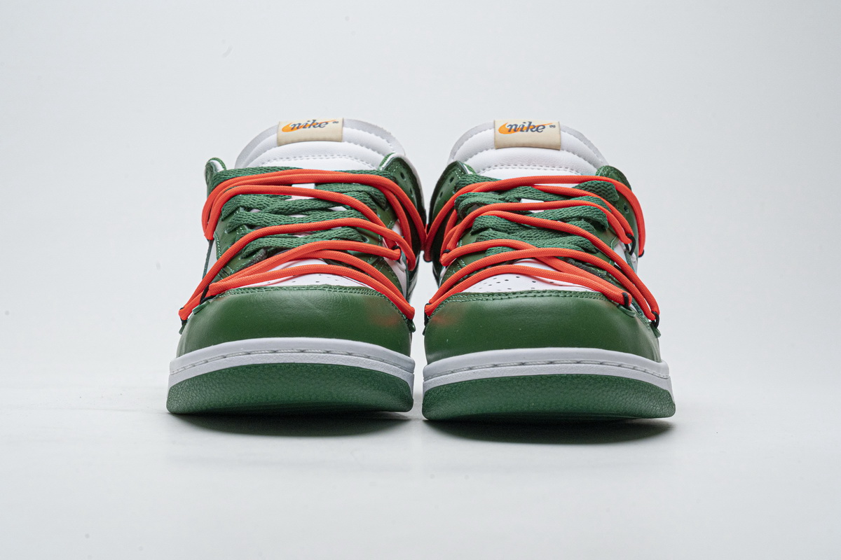 OFF-WHITE x Nike Dunk SB Low Pine Green CT0856-100