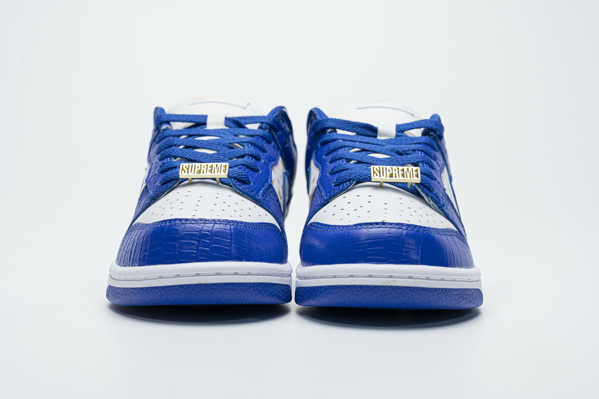 Supreme x Nike SB Dunk Low "Blue Stars” DH3228-100