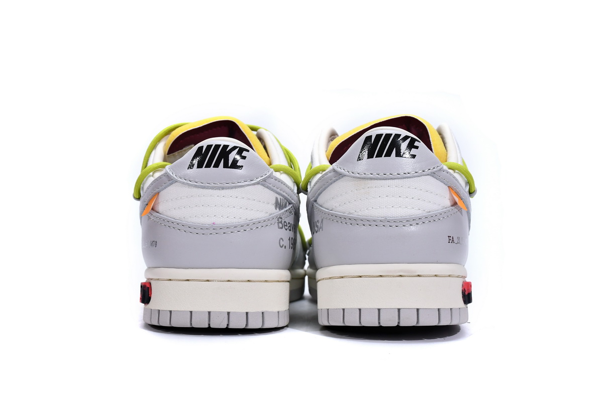 OFF WHITE x Nike Dunk SB Low The 50 NO.08 DM1602-106