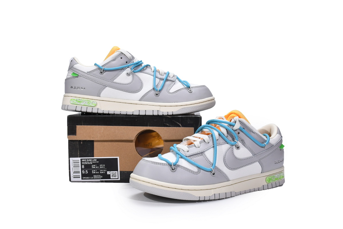 OFF WHITE x Nike Dunk SB Low The 50 NO. 2 DM1602-115