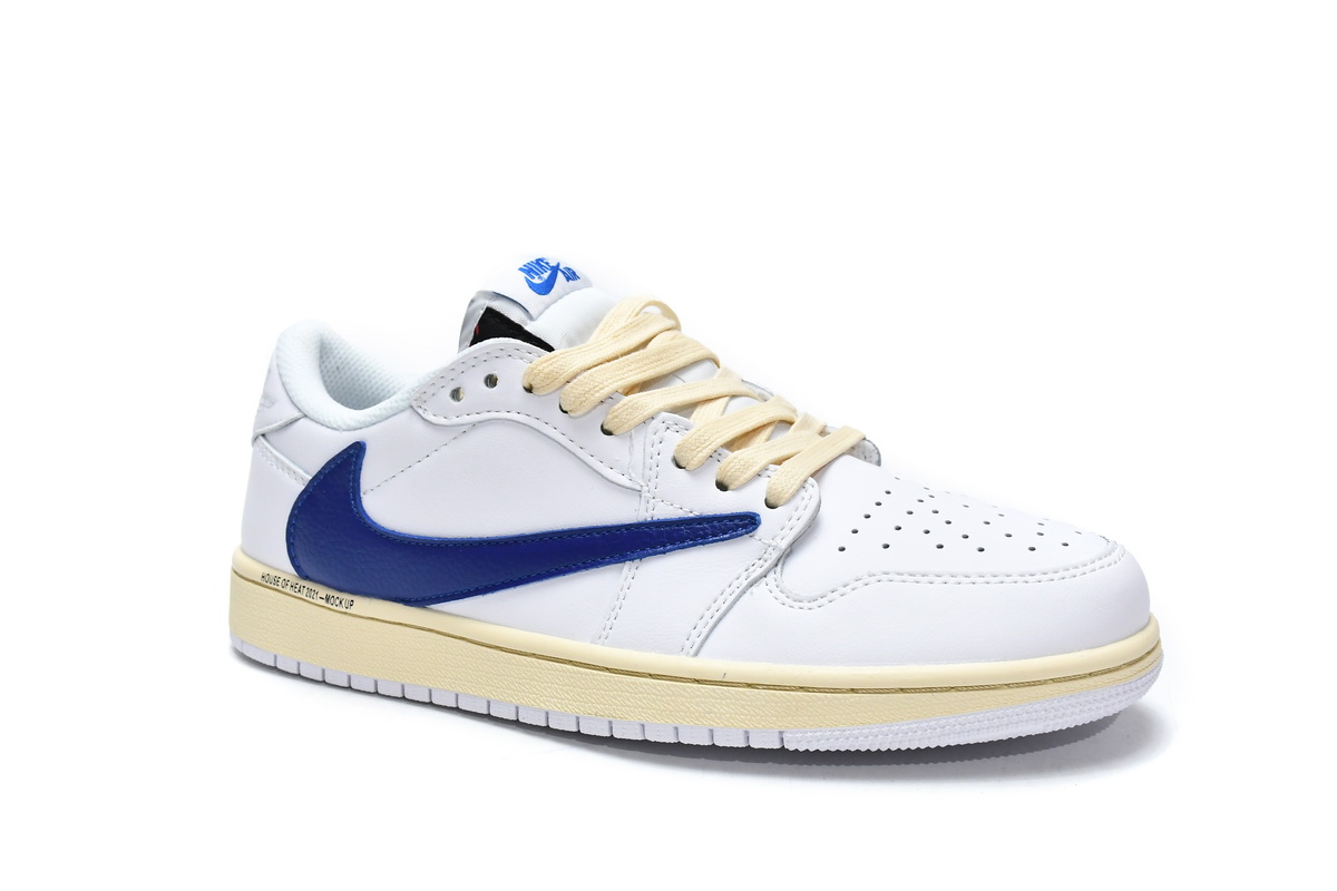 Travis Scott x Air Jordan 1 Low White Blue DH68369-186
