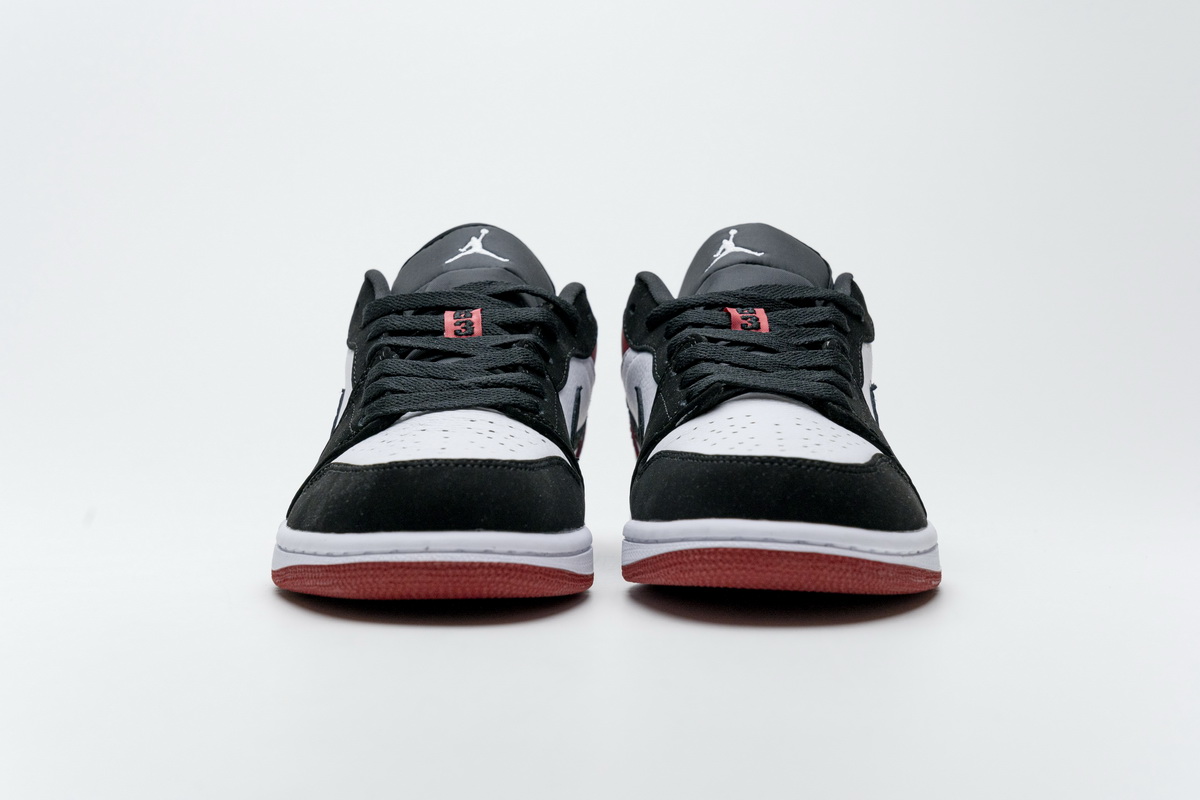 Air Jordan 1 Low Black Toe 553558-116