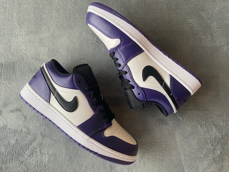 Air Jordan 1 Low Court Purple 553558-500