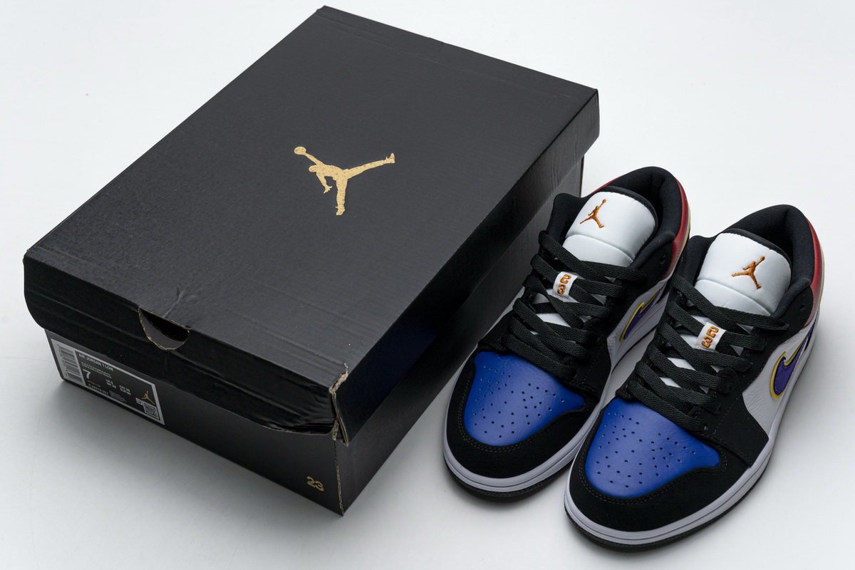 Air Jordan 1 Low Lakers Top 3 CJ9216-051