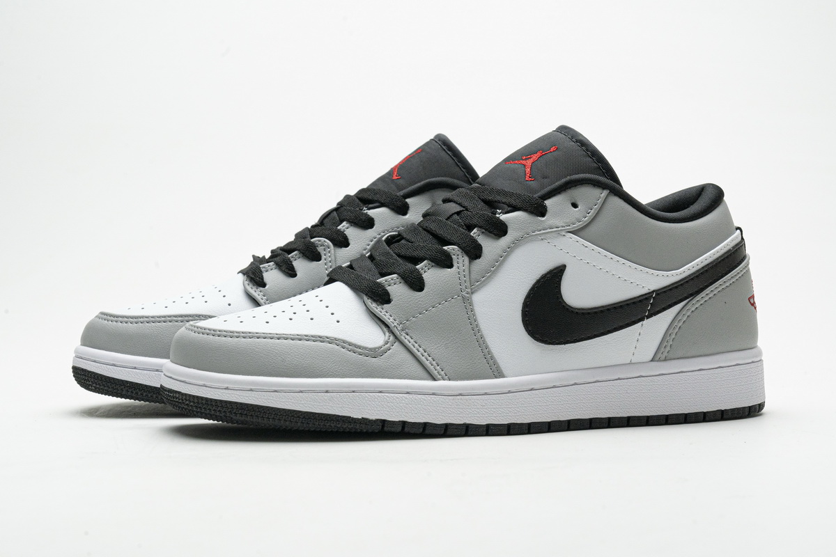Air Jordan 1 Low Light Smoke Grey 553558-030