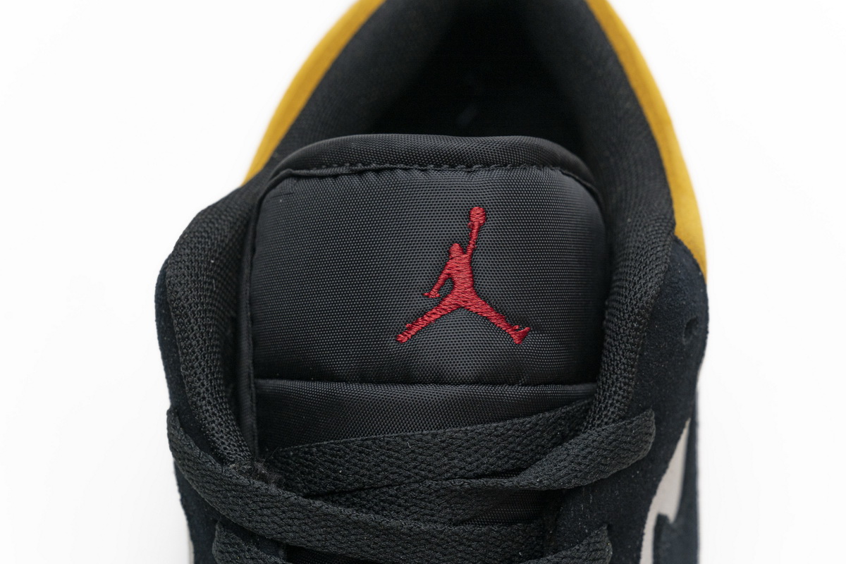 Air Jordan 1 Low Sail University Gold Black 553558-127