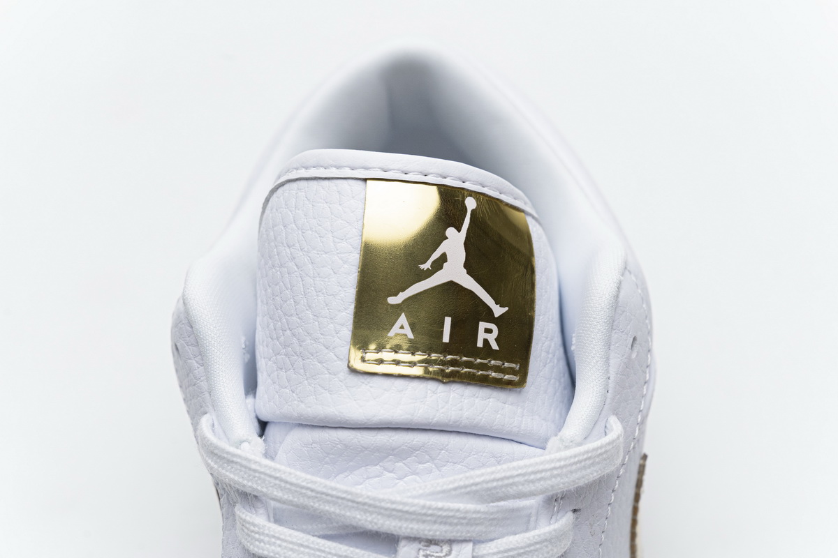 Air Jordan 1 Low White Metallic Gold (W) CZ4776-100