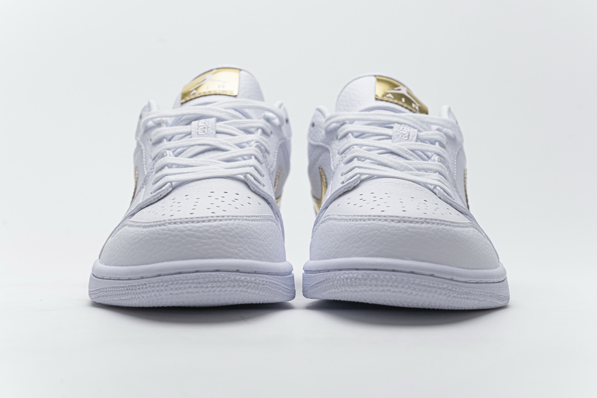 Air Jordan 1 Low White Metallic Gold (W) CZ4776-100