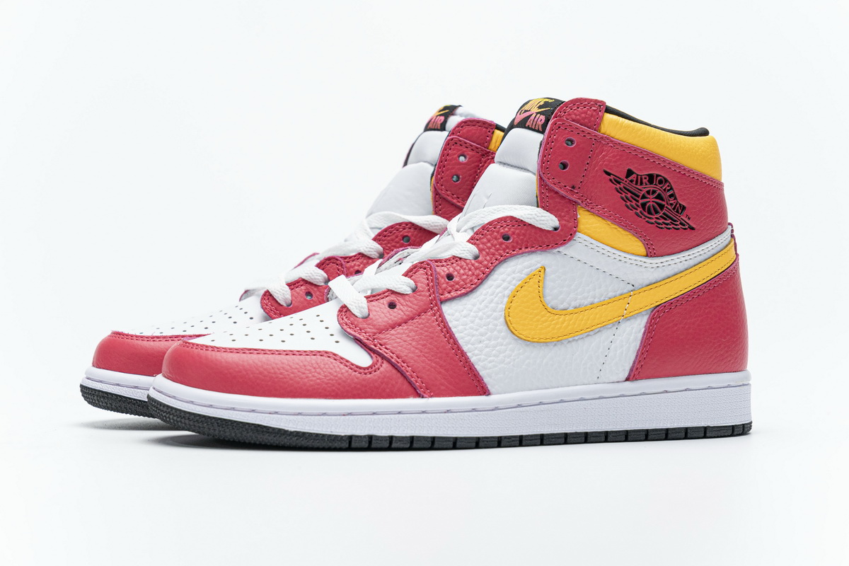  Air Jordan 1 High OG Light Fusion Red 555088-603