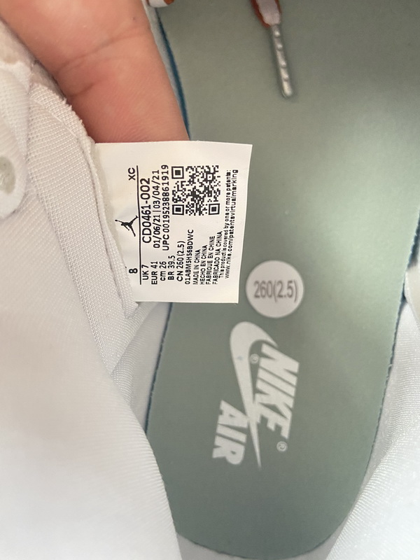 Air Jordan 1 High OG Seafoam CD0461-002