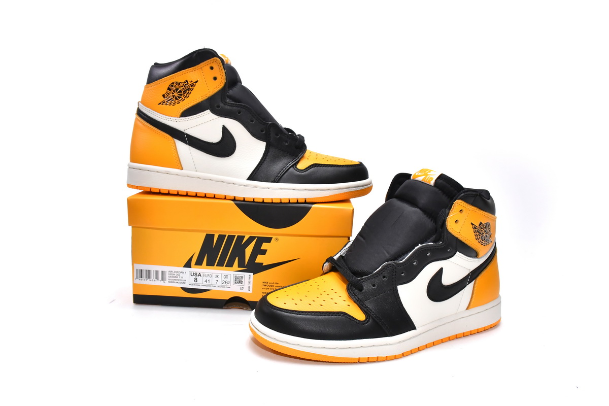 Air Jordan 1 High OG Yellow Toe 555088-711