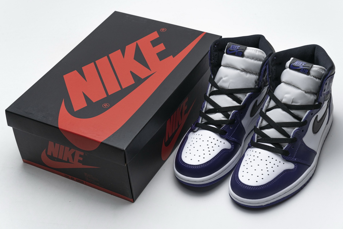 Air Jordan 1 Retro High Court Purple White 555088-500