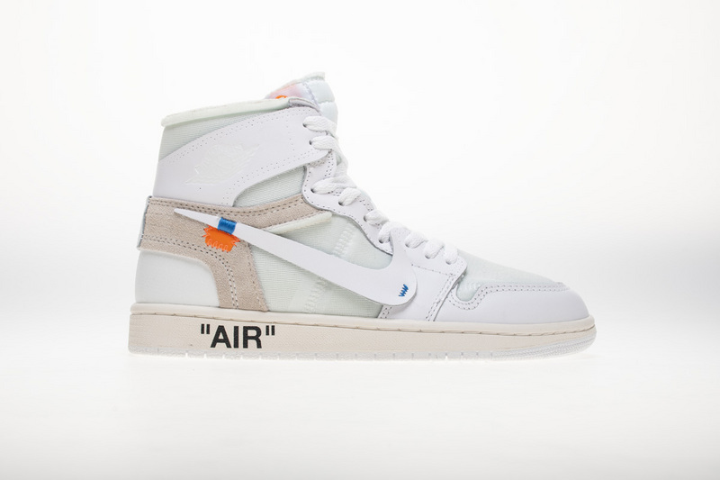 Air Jordan 1 Retro High Off White White AQ0818-100