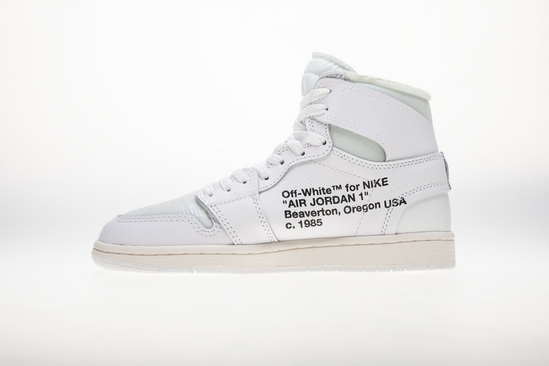 Air Jordan 1 Retro High Off White White AQ0818-100