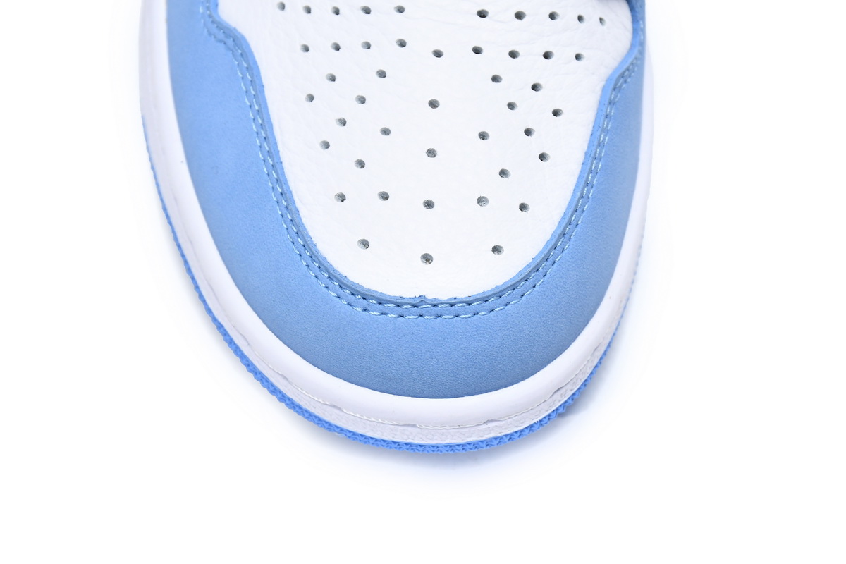 Air Jordan 1 Retro High White University Blue Black 555088-134(TOP quality)