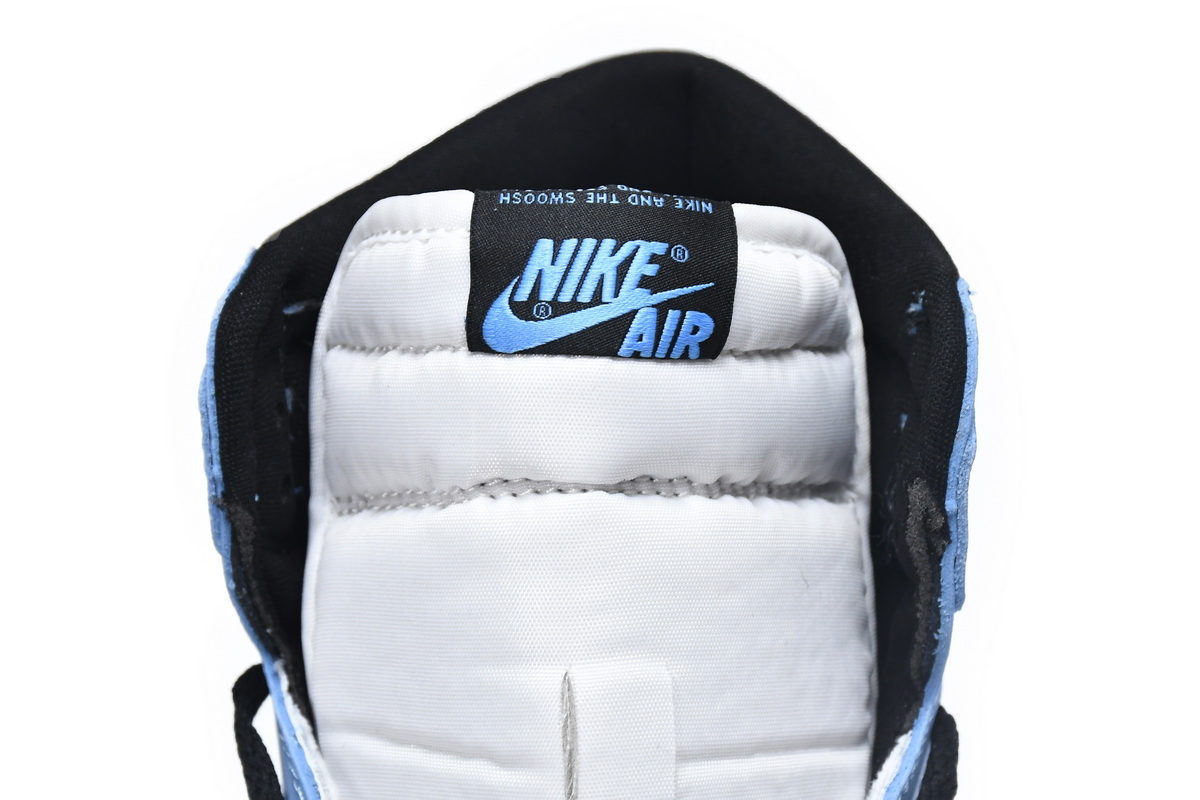 Air Jordan 1 Retro High White University Blue Black 555088-134(TOP quality)