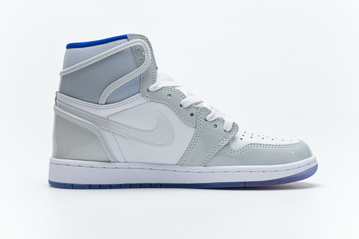 Air Jordan 1 Retro High Zoom White Racer Blue CK6637-104