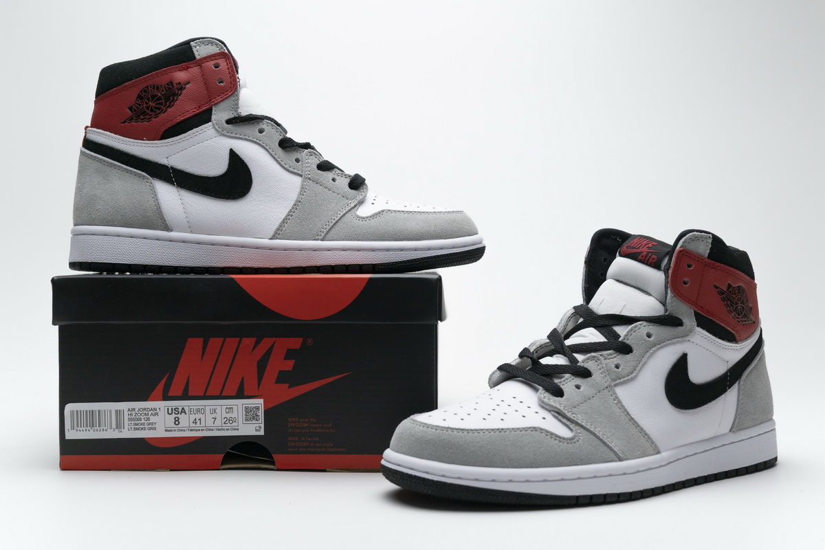 Air Jordan 1 Retro High Light Smoke Grey 555088-126