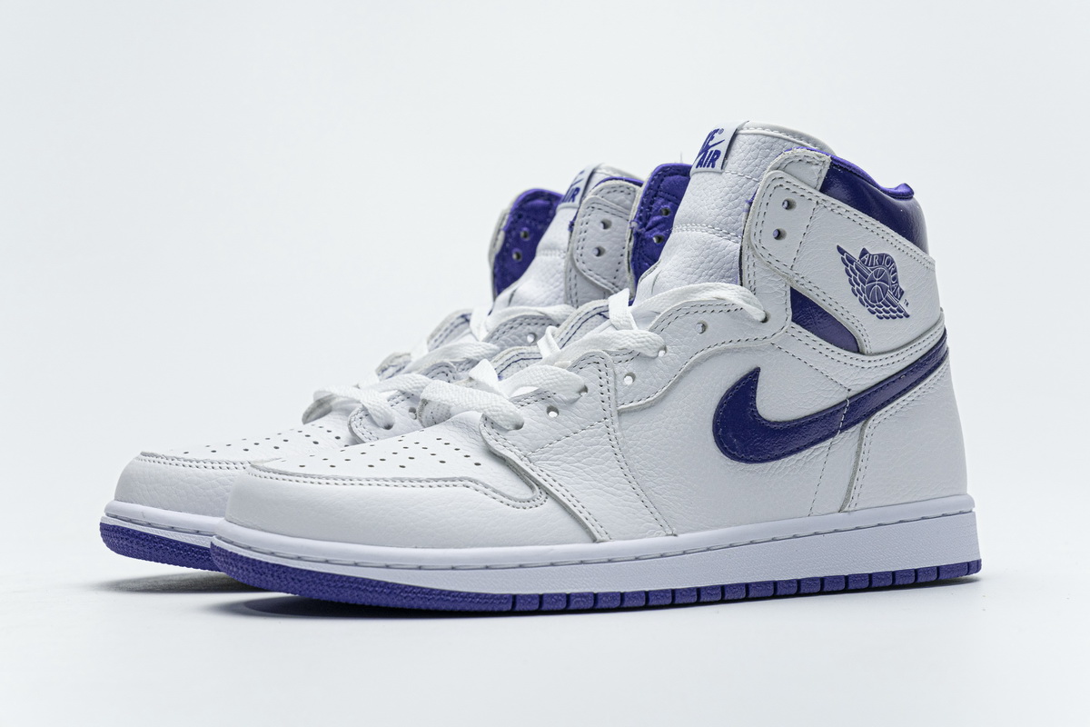 Air Jordan 1 Retro High OG White Purple CD0461-151