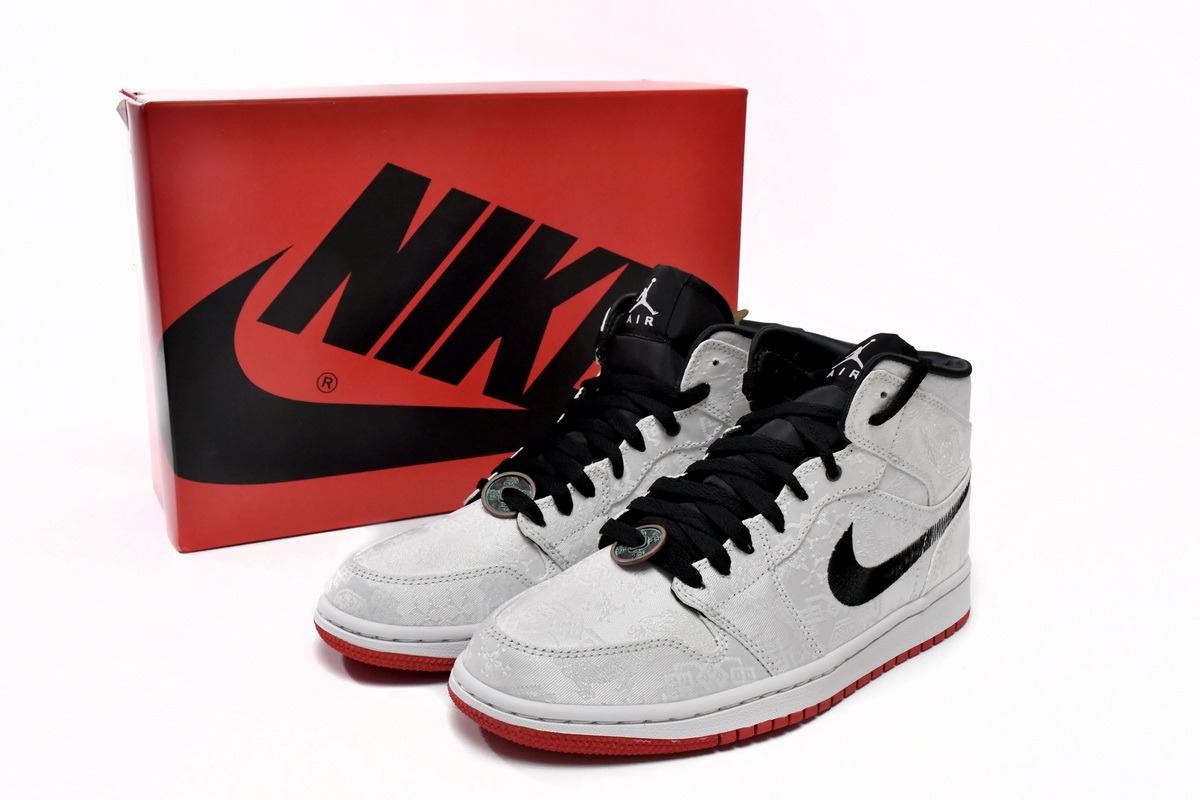 Air Jordan 1 Mid SE Fearless Edison Chen CLOT CU2804-100