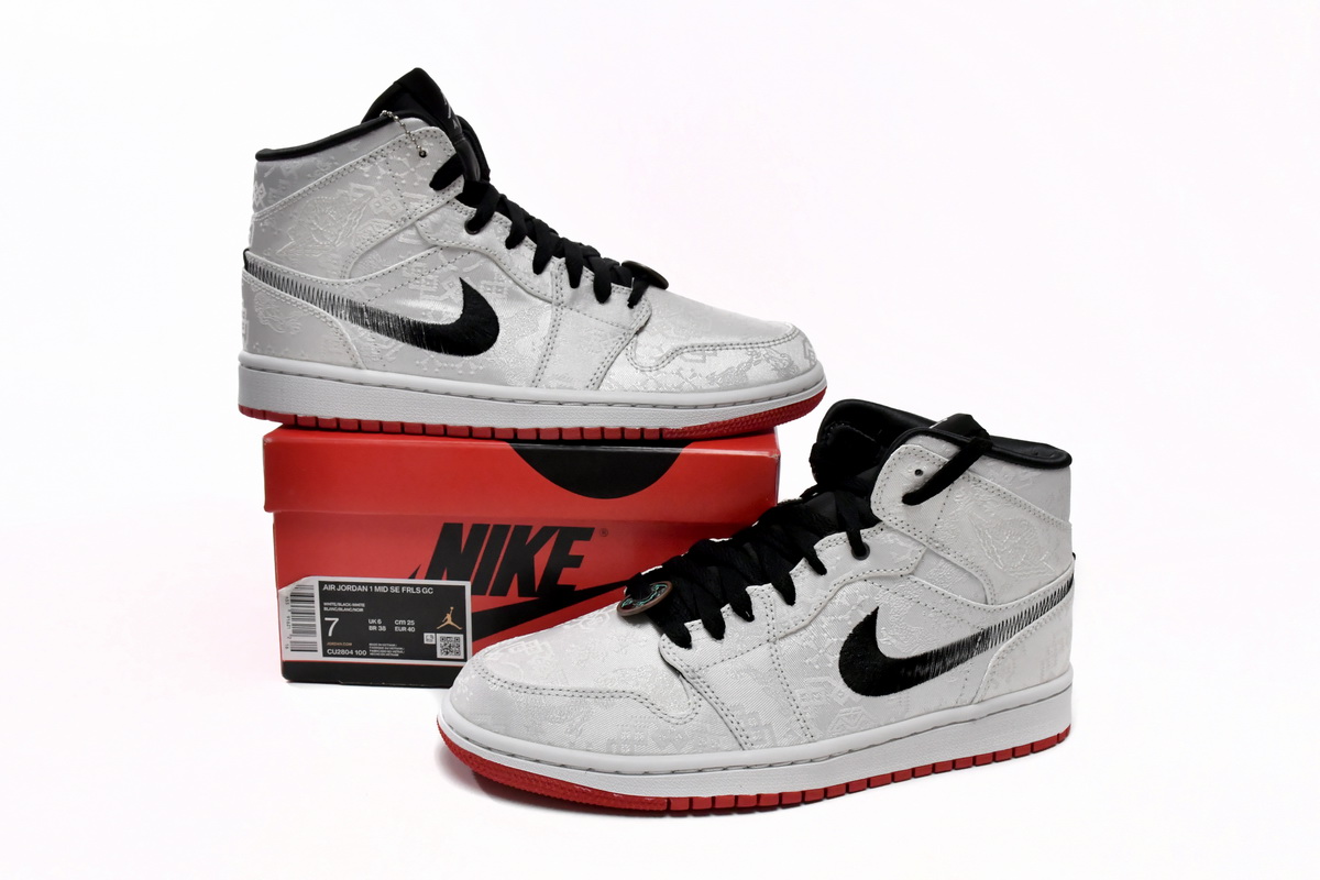 Air Jordan 1 Mid SE Fearless Edison Chen CLOT CU2804-100