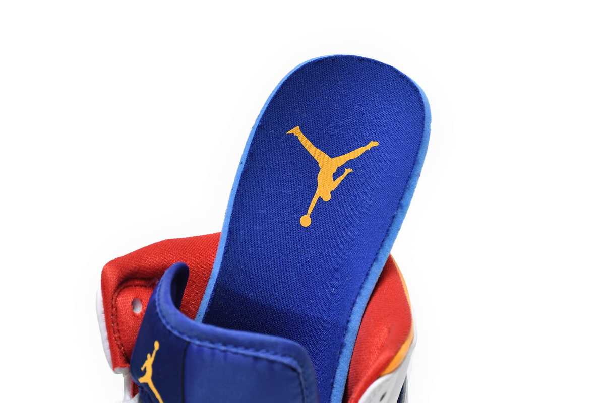 Air Jordan 1 Mid Royal Blue Laser Orange 554724-131