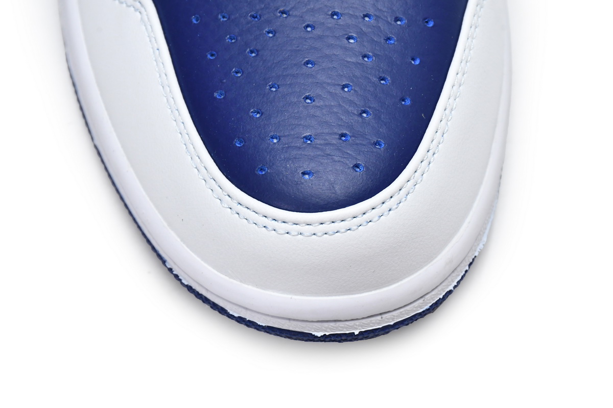 Air Jordan 1 Mid Royal Blue Laser Orange 554724-131