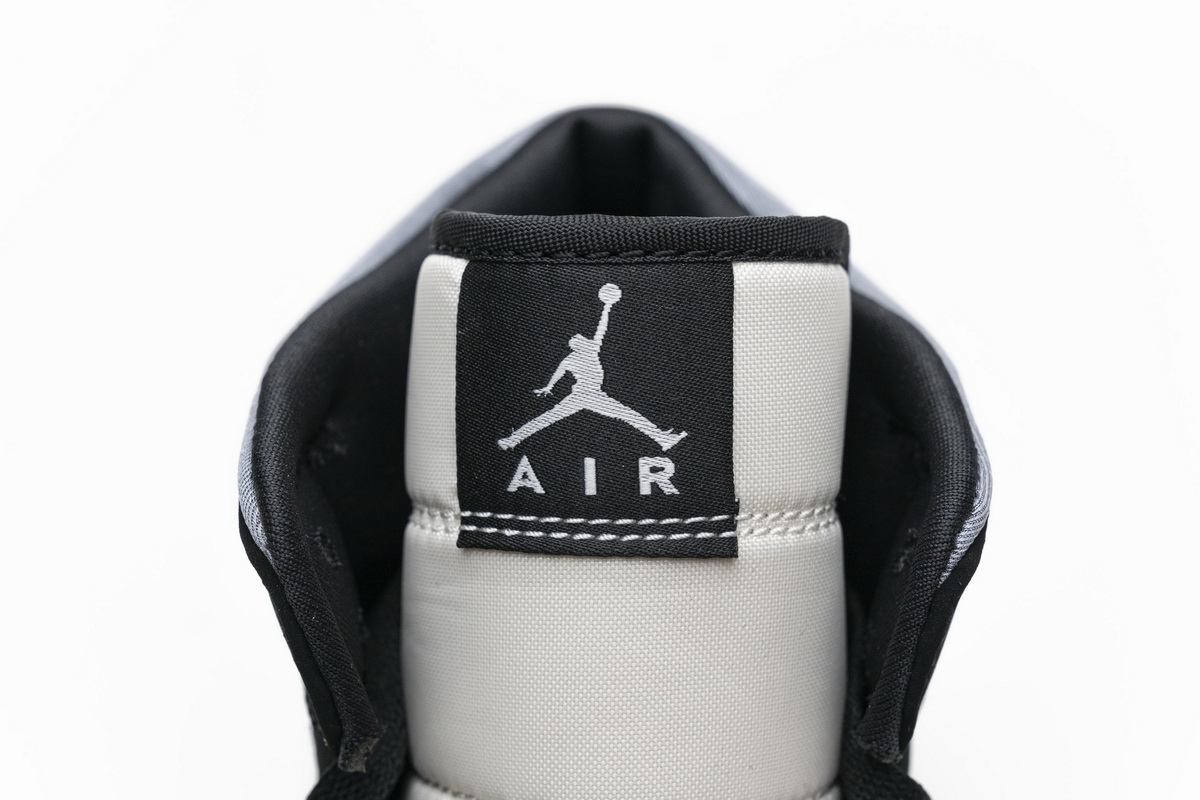 Air Jordan 1 Mid Satin Grey Toe 852542-011