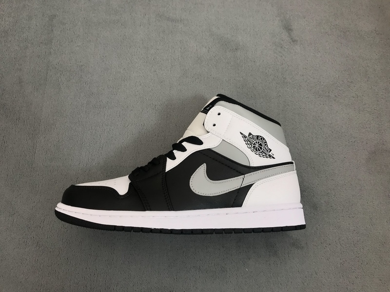 Air Jordan 1 Mid White Shadow 554724-073