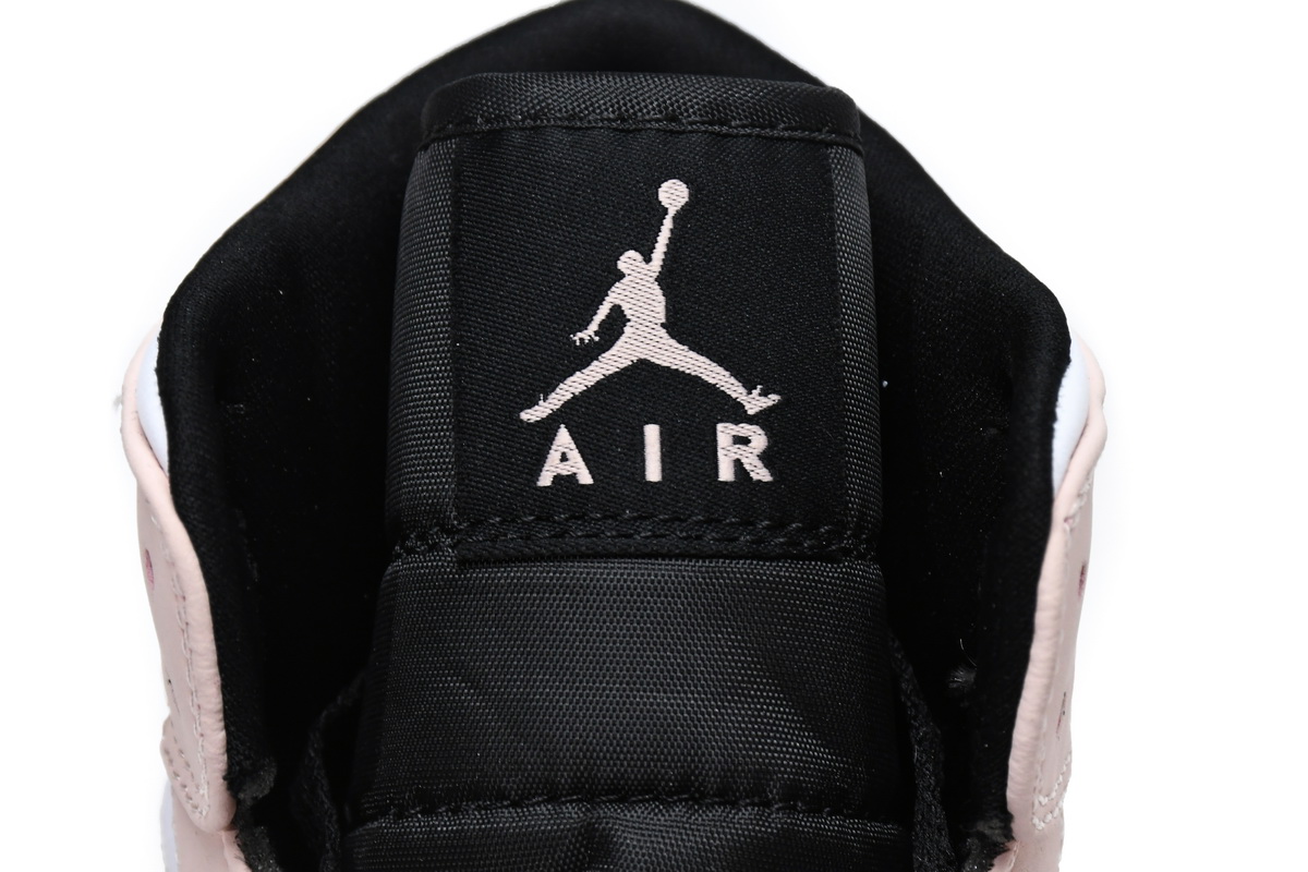 Air Jordan 1 Mid Crimson Tint Toe (GS) 554725-133