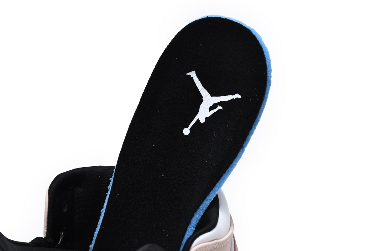 Air Jordan 1 Mid Crimson Tint Toe (GS) 554725-133