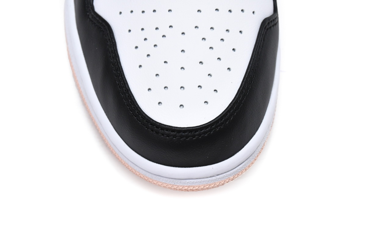 Air Jordan 1 Mid Crimson Tint Toe (GS) 554725-133