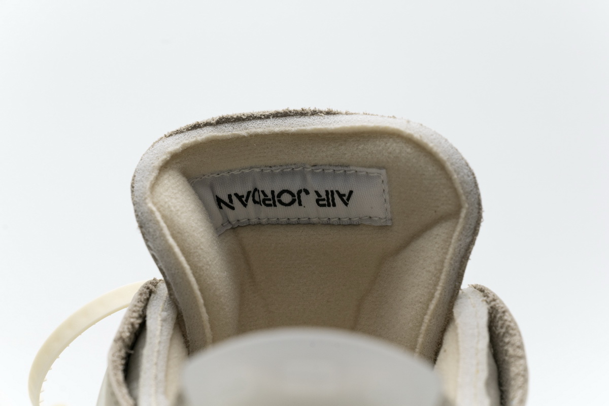 OFF White x Air Jordan 4 Retro Sail CV9388-100 (Best Quality)