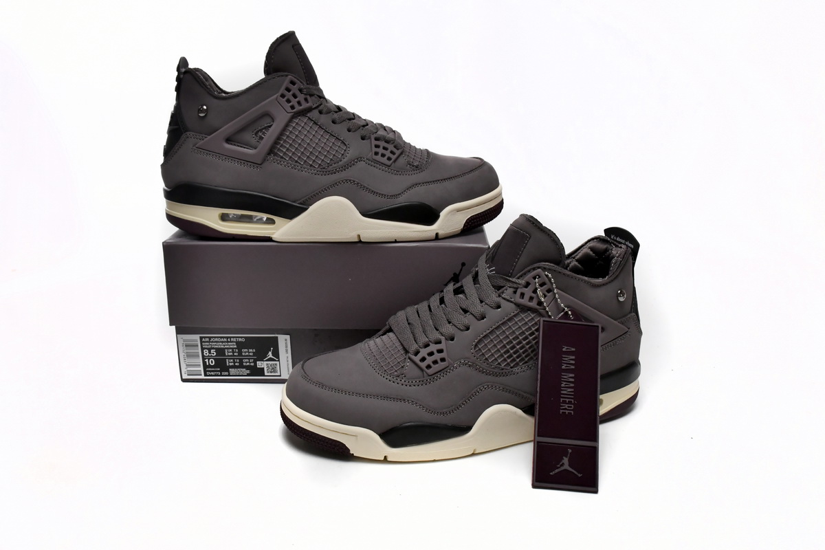A Ma Maniére x Air Jordan 4 Violet Ore DV6773-220(Best Quality)