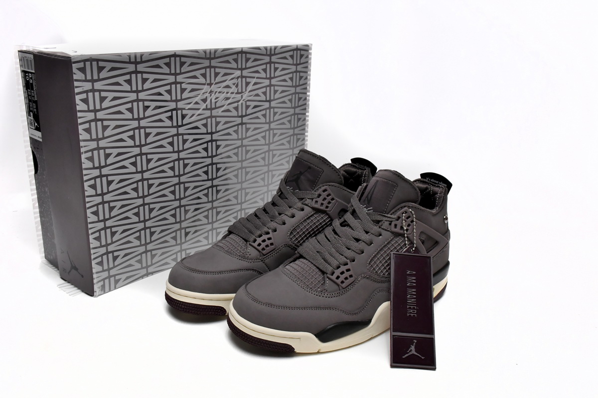 A Ma Maniére x Air Jordan 4 Violet Ore DV6773-220(Best Quality)
