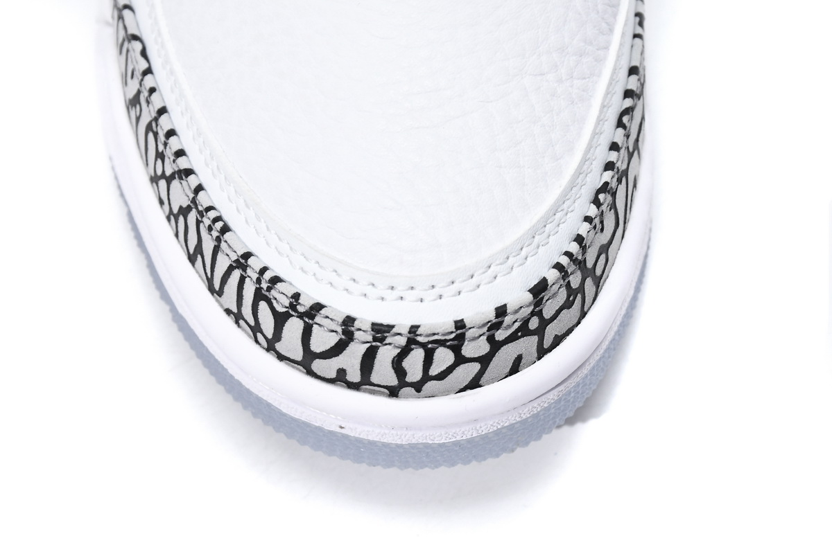 Air Jordan 3 Retro Free Throw Line White Cement 923096-101(2018)