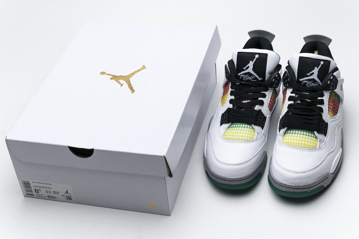 Air Jordan 4 Retro “Rasta” AQ9129-100