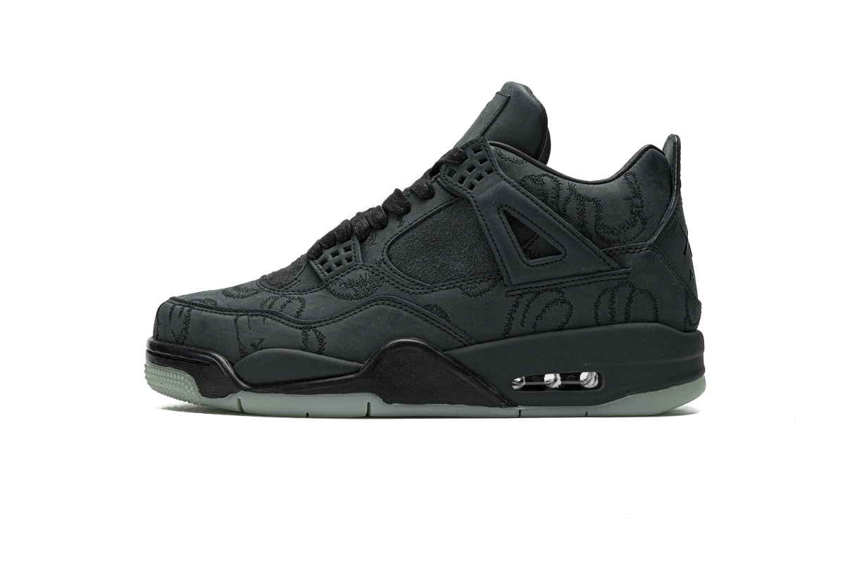 Air Jordan 4 Retro KAWS Black  930155-001
