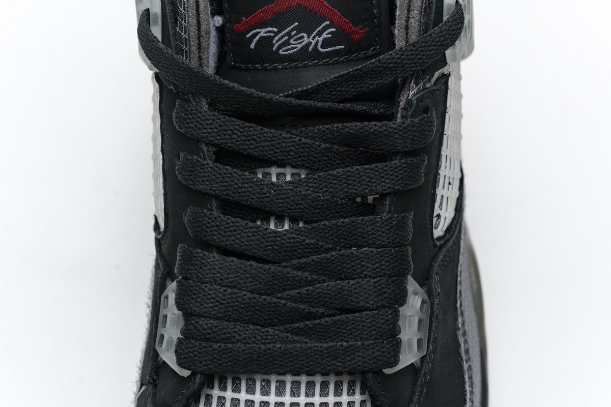 OFF White x Air Jordan 4 Retro Bred  CV9388-001