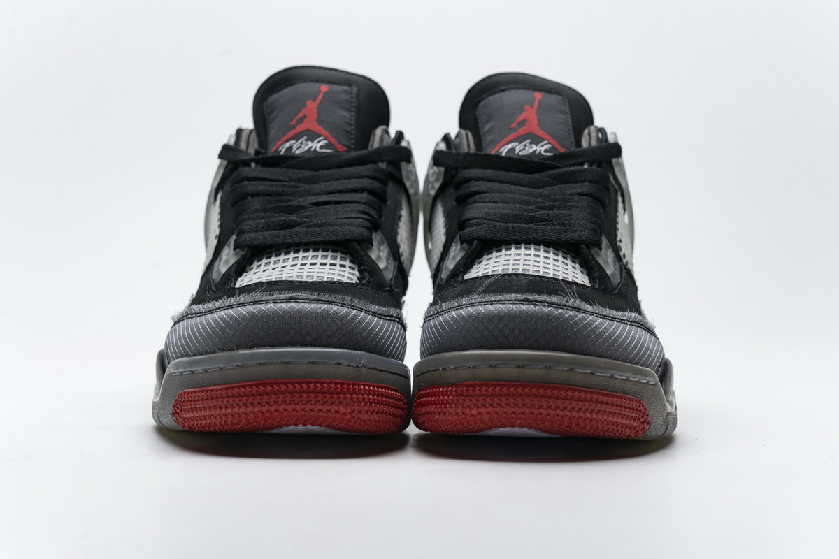 OFF White x Air Jordan 4 Retro Bred  CV9388-001