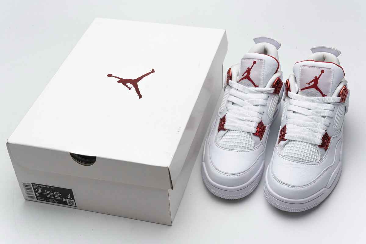 Air Jordan 4 Retro Metallic Red CT8527-112 (Top Quality)