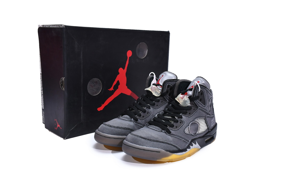 OFF-WHITE x Air Jordan 5 Retro Muslin CT8480-001