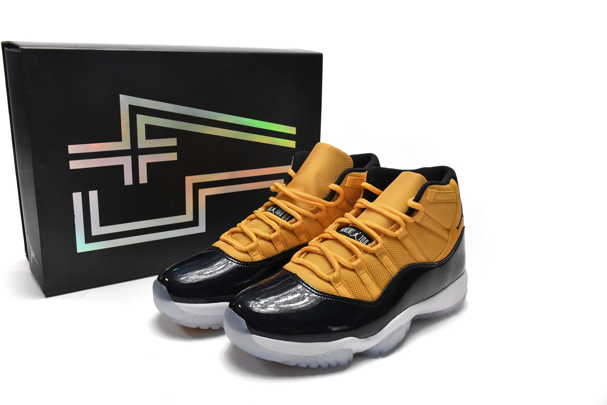 Air Jordan 11 High  Retro Black Yellow CT8012-118