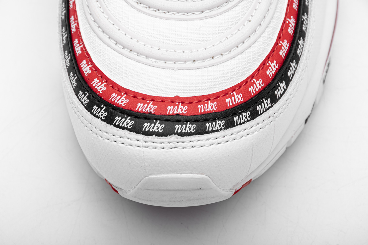 Nike Air Max 97 Sketch Logo White Black Red CK9397-100