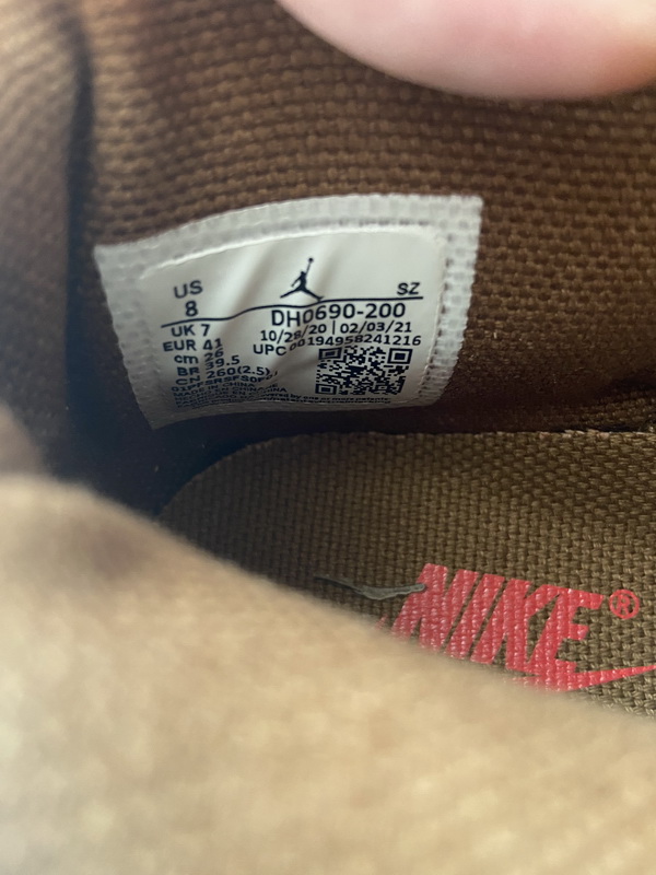 Replica Travis Scott x Air Jordan 6 British Khaki DH0690-200