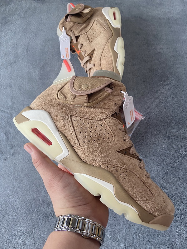 Replica Travis Scott x Air Jordan 6 British Khaki DH0690-200