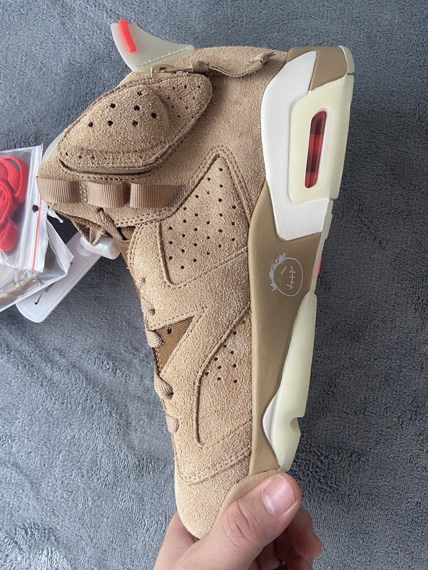 Replica Travis Scott x Air Jordan 6 British Khaki DH0690-200