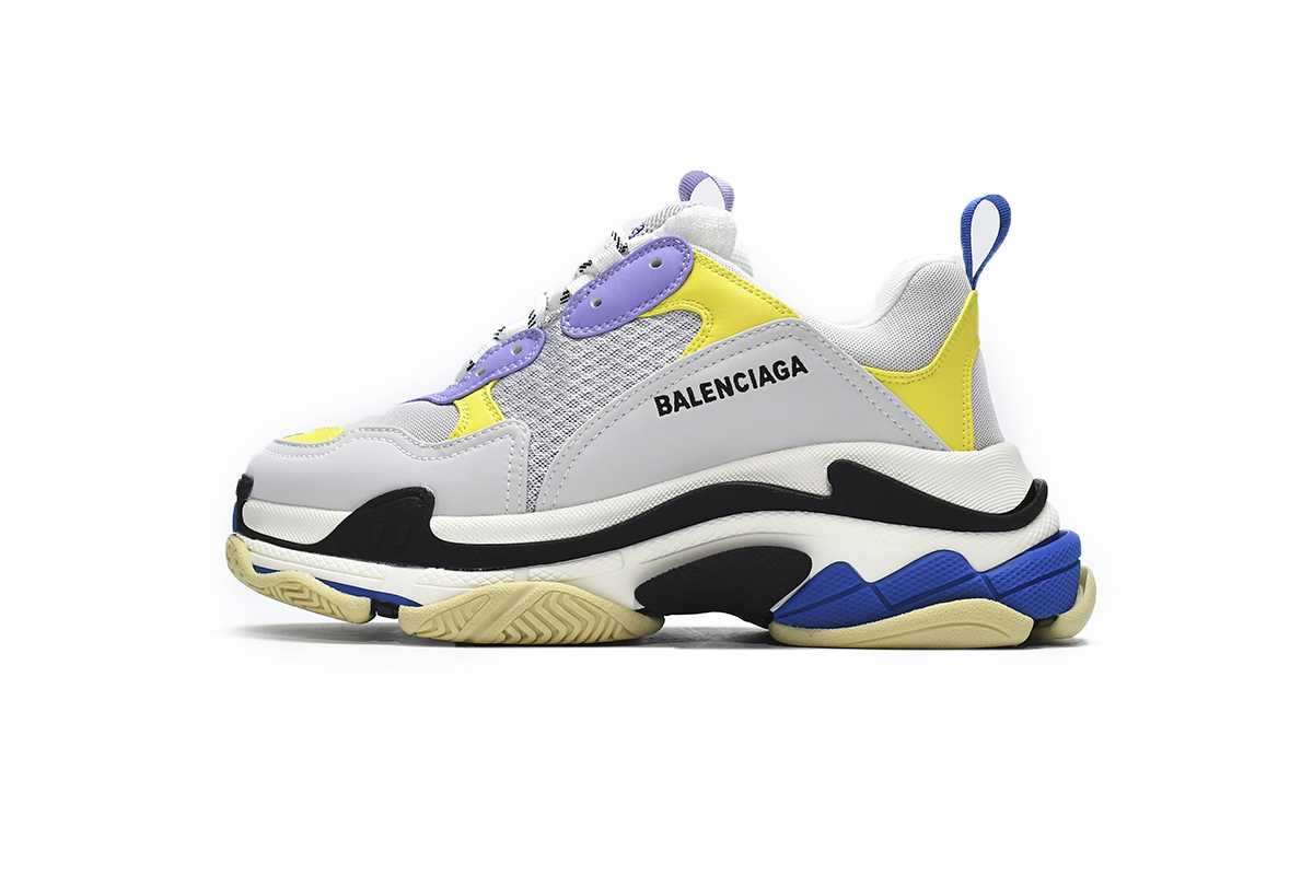 Balenciaga Triple S Black Grey Blue  524039 W09OH 8081
