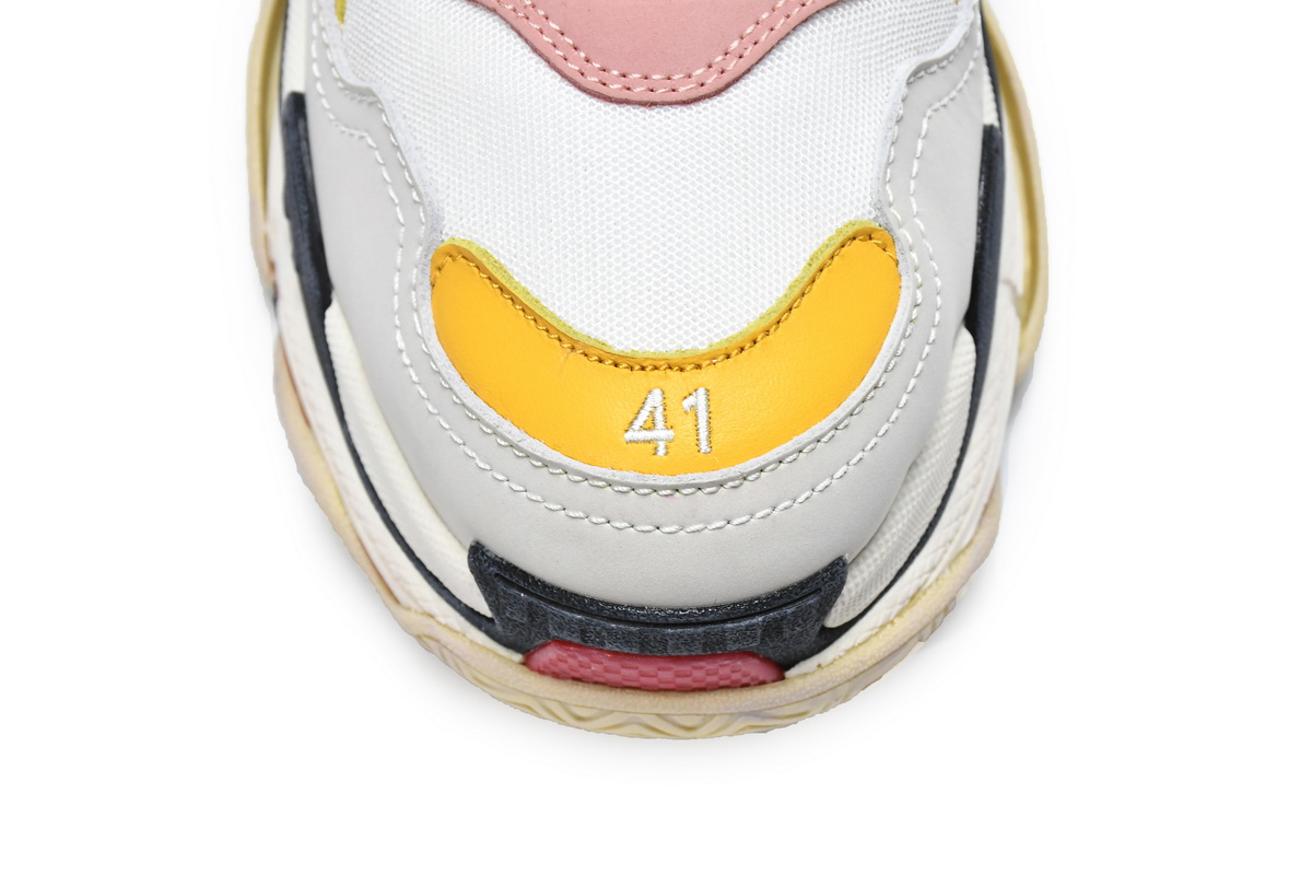 Balenciaga Triple S White Light Pink 524038 W09O5 9035